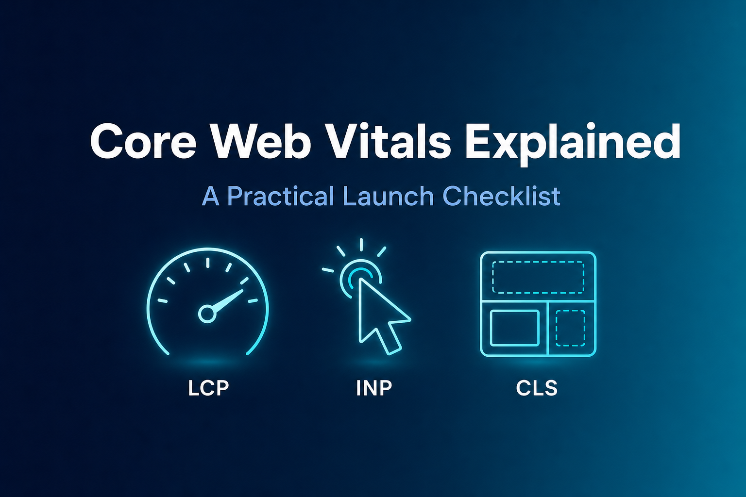 Core Web Vitals Explained: A Practical Launch Checklist for Business Websites